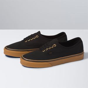 Pánské Classic Vans Gum Authentic Černé | NM0689514