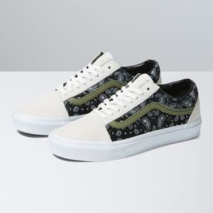 Pánské Classic Vans Old Skool Bílé Černé | VG7235408