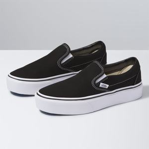 Pánské Classic Vans Platformy Černé | WT7569381