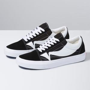 Pánské Classic Vans Warp Old Skool Černé Bílé | QN8541326