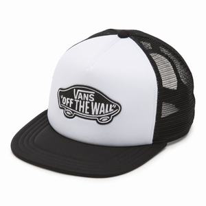 Pánské Klobouky Vans Classic Patch Trucker Bílé Černé | WJ4596170