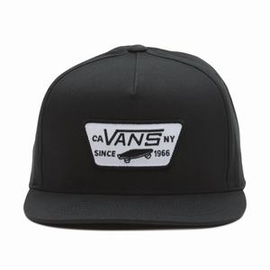 Pánské Klobouky Vans Full Patch Snapback Černé | ZJ1638402