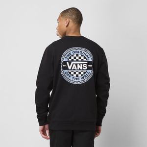 Pánské Mikiny S Kapucí Vans Circle Checker Crew Černé | BJ7980321