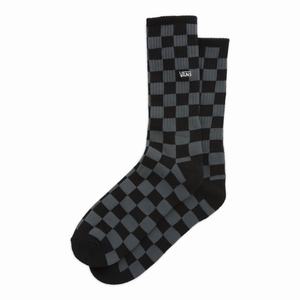 Pánské Ponožky Vans Checkerboard Crew 6.5-9 Černé Šedé | UB8617294