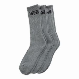 Pánské Ponožky Vans Classic Crew 3 Pack Šedé | GP3052649