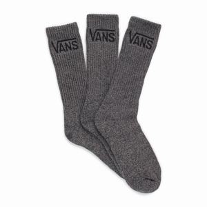 Pánské Ponožky Vans Classic Crew 3 Pair Pack Černé | IN4279560