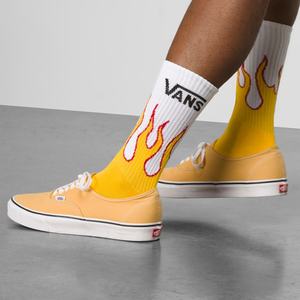 Pánské Ponožky Vans Classic Flame Crew Citrón | RQ8196245