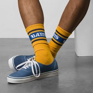 Pánské Ponožky Vans Stripe Crew 9.5-13 Žluté | SJ7048932