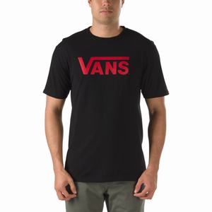 Pánské Tričko Vans Classic Černé Červené | OS5374026