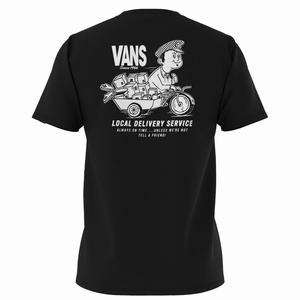 Pánské Tričko Vans Delivery Service Černé | JM5736081